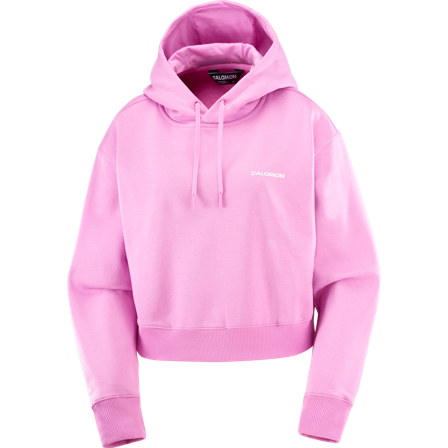 Salomon - Couches intermédiaires pour femme Salomon Logo Short Hd W - Cyclamen - L