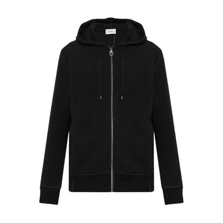 Salvatore Ferragamo Hoodie with logo Sort, Herre