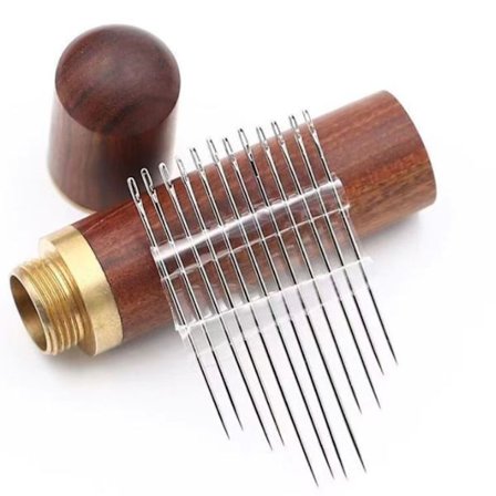 36 stk Håndsy Nåler Selvtråd Nåler Tre Nåler