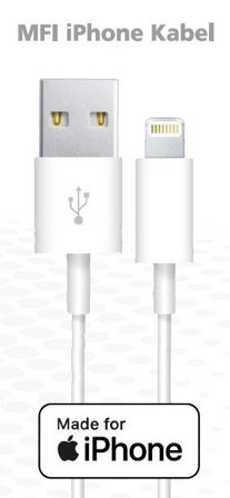 SYNERGY 21 Consumer MFI i Phone Kabel weiß *ALLTRAVEL*