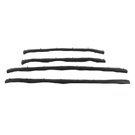 4 stk. Forreste Bageste Nedre Dør Tætningsliste Bil Dør Trim Forsegling Udskiftning til Ford F?450 F?550 Excursion