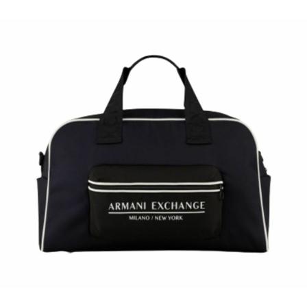 Armani Exchange Weekend Bags Sort, unisex Rejsetasker, Størrelse: ONE Size