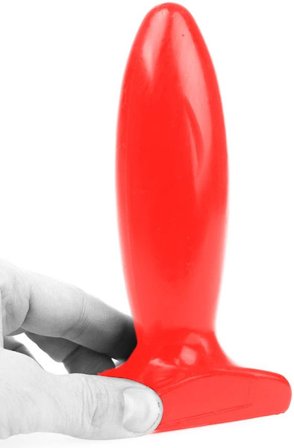 I Love Butt Slim Plug Red Large 17cm - Woome.pl