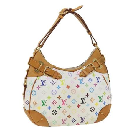 Louis Vuitton Vintage Pre-owned Canvas handbags Hvid, Dame Vintage Tasker, Størrelse: ONE Size