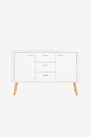 Loft24 - Sideboard Piano 2 dörrar/3 lådor - Vit - Skänkar & sideboards - Från Homeroom