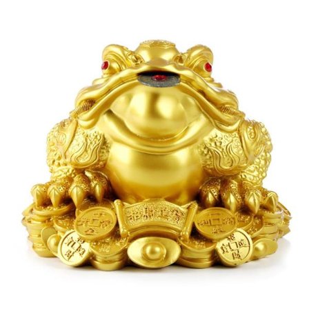 Froskedekor Penger Padde GULL