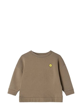 Fliink Alvin Ls Smiley Sweatshirt - Beige - 12 M