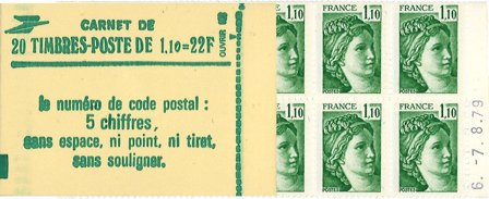 Frankrig 1979 - Frimærkehæfte YT 2058-C1 - Postfrisk