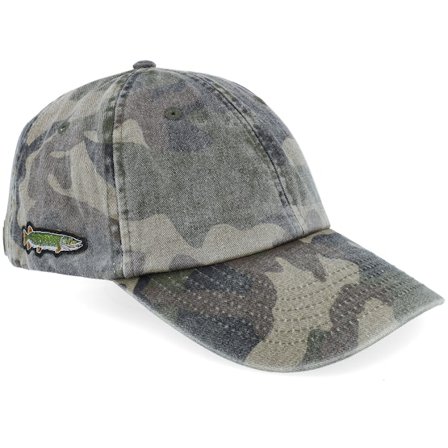 Skillfish - Camo Unconstructed Cap - Tiny Pike Vintage Washed Jungle Camo Dad Cap @ Hatstore