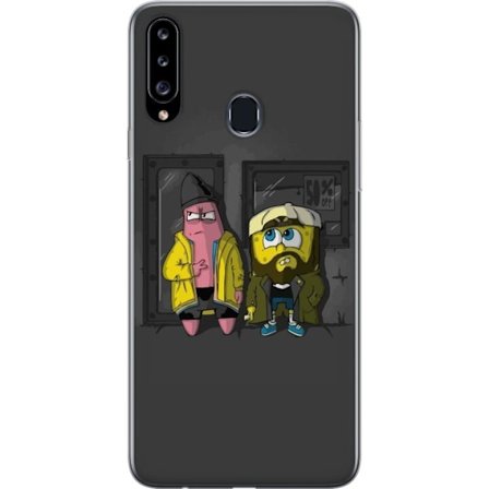 Kompatibelt Mobildeksel til Samsung Galaxy A20s Spongebob