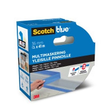 SCOTCH Maskeringstape 2090 36mmx41m for ute-innendørs bruk