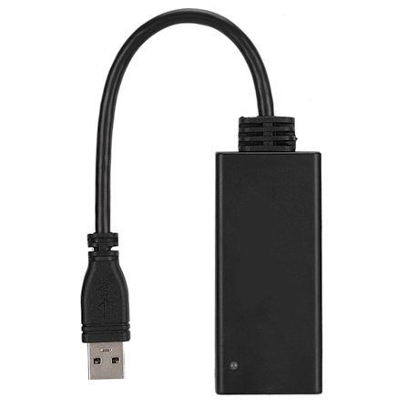 USB 3.0 til HDMI 1080P HD Video Audio Converter Adapter for Windows 7/8/10/Mac OS Svart USB3.0