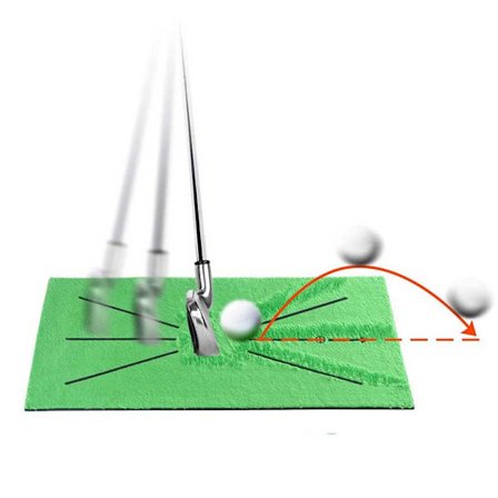 1 pakke golftræningsøvelse golfpude bold svingpude