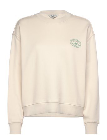 Crew Sweater Cream Lee Jeans