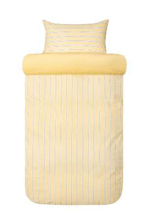 Høie of Scandinavia Ylva bomull bäddset 150x210 cm Sovrum Unisex Gul 150x210/50x60