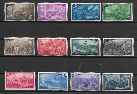 Italien 1948 - AFA 673-684 - Ubrugt