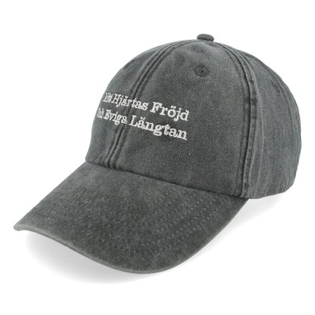 Scenes - Mitt Hjärtas Fröjd & Eviga Längtan Black Dad Cap Unconstructed Black Cap - @ Hatstore