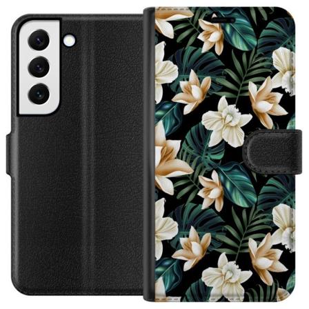 Samsung Galaxy S22 5G Tegnebogsetui Blomster