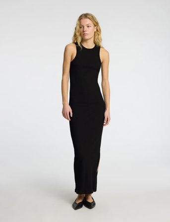 Selected Slfanna Sl Ankle Tank Dress - Black - L