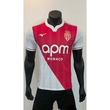 25-26 AS Monaco FC Rød Spiller Fodbold T-shirt S-3XL