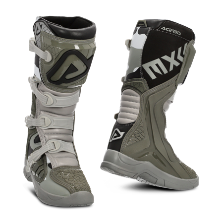 Stivali Cross Acerbis X-Team Marrone-Grigio 40