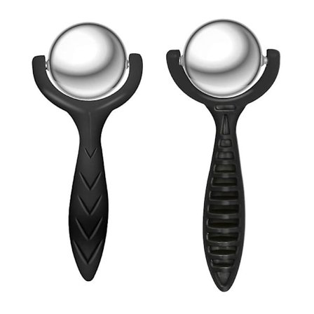 Kall och varm rullmassageboll, is-massage-roller-boll med handtag, bärbar fitness isrulle boll cryo stick kall terapi för att lindra muskelsmärta