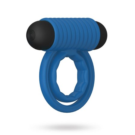 Sustainable Pleasure: Double Rings Rock Hard Rechargeable Cock Ring - Erotik Vuxen: Til ham