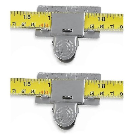 2 st Måttbandsklämma, Precisionsmätning Fixeringsmåttbandsklämma, Precisionsmätverktyg Passar [DB]