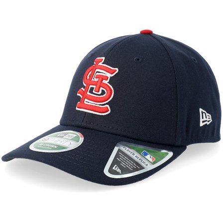 New Era - MLB Ble Czapka Z Daszkiem - St. Louis Cardinals MLB Player Replica M-crown 39THIRTY Navy Flexfit @ Hatstore