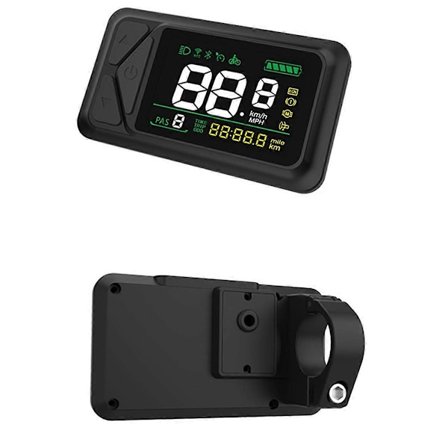 E-sykkel Display 36V 48V 60V E-03N LCD-skjerm 5 Pin Elektrisk Scooter Smart LCD Fargeskjerm Meter wit