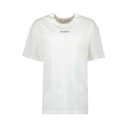 Off White, T-Shirts Wit, Heren, Maat:XS