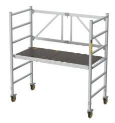 W.steps HS 680 Rakennusteline A-paketti, tason korkeus 1,1 m, Tikkaat & telineet