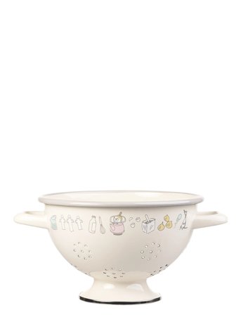 MUMIN Moomin Enamel Colander Bon Appétit - Cream - Ø 20 CM