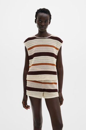 Malina - Louelle topp - XS - Multi Rust