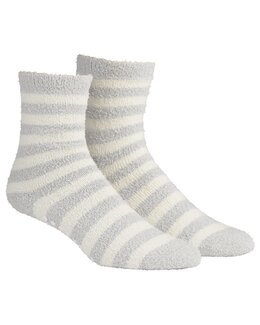 Skridsikre strømper Grå - 35/38 - Damella