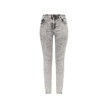Diesel, Skinny Jeans Grijs, Dames, Maat:W24 L30