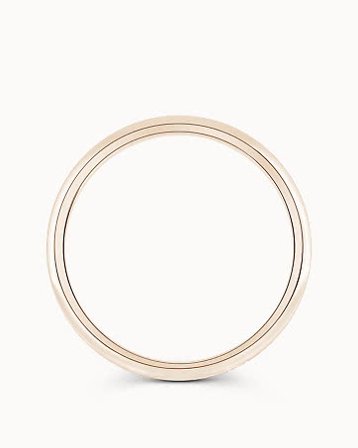 Glatt Ring Dame Milou 18K Rose Gull 3Mm - Forlovelsesringer & Gifteringer hos Vanbruun
