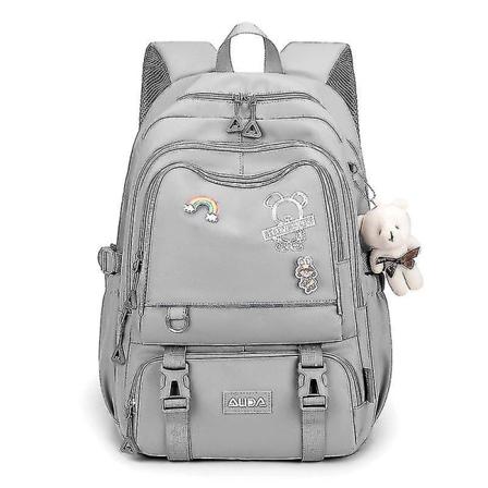 Yläasteen opiskelijoiden koululaukku - suuri tilavuus opiskelijareppu tytöille