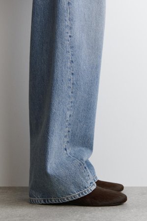 COS Pony Hair- Effect Leather Mules in Brown - Women