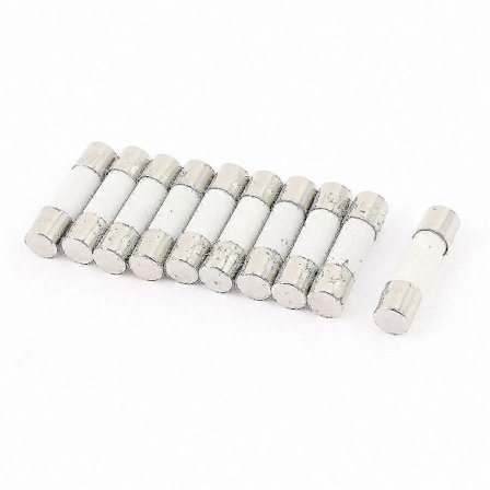 5A 250V T5 Keramisk Rörsäkring, 10x5x20mm Fördröjd Skyddskomponent