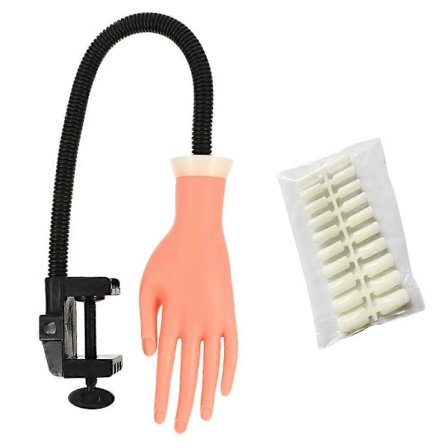 100 stk. falske negle med fleksible bevægelige falske hånd neglekunst manicure værktøjer