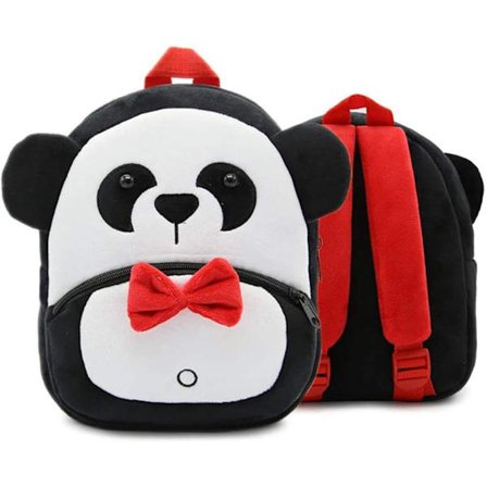 Lasten reppu, söpö panda-muotoinen plyysi mini reppu lapselle