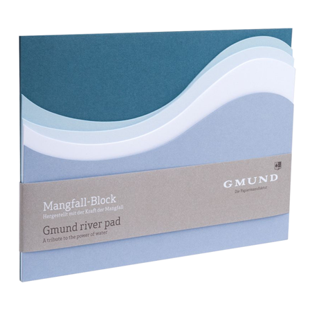 Gmund River Pad Notesblok A5 Greyblue