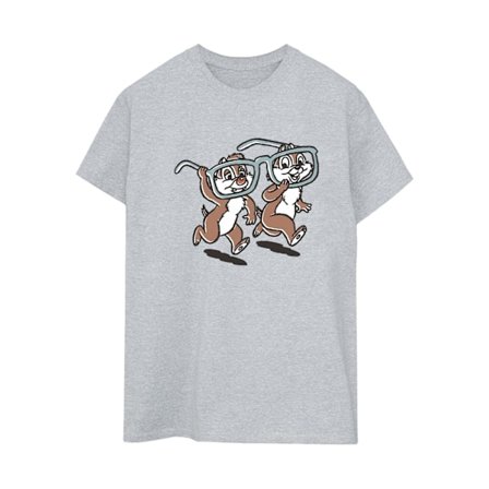 Disney Dam/Damer Chip ́n Dale Glasögon Bomull Boyfriend T-Sh