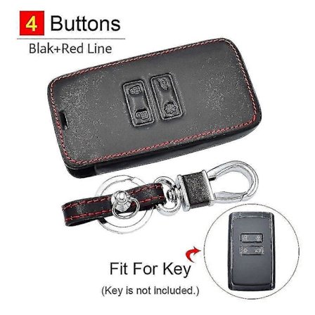 Læder Bil Nøgle Cover Til Renault Captur Koleos Kadjar Arkana Megane Dacia Duster Sandero Stepway Smart Fjernbetjening Nøgle Etui