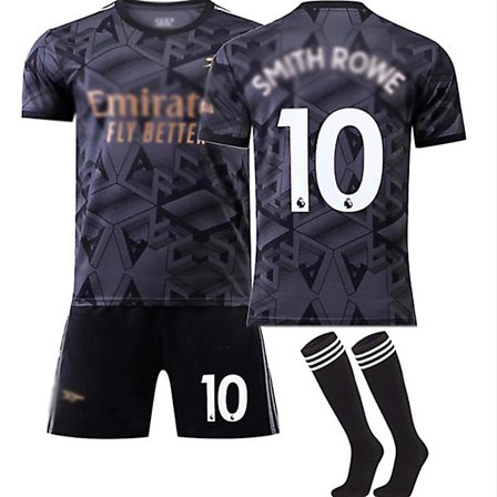 Arsenal F.C. 22-23 Udebanetrøje SMITH ROWE Nr 10 Fodboldtrøje sæt