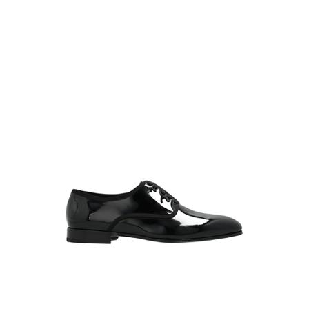 Salvatore Ferragamo Magic leather Sko Sort, Herre, Størrelse: 42 1/2 EU