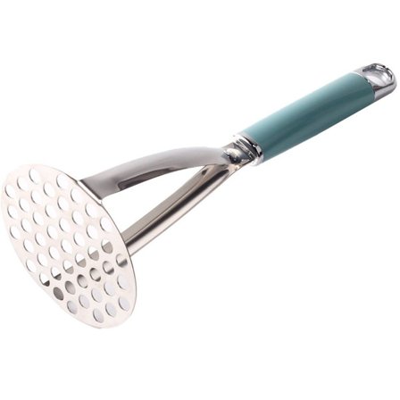 Kraftig potetmoser i rustfritt stål, profesjonell blå