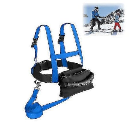 Ski- og snowboardsele til børn, skisele med aftagelig snor og taske, hastighedskontrol lektioner skiudstyr til børn drenge piger LGL