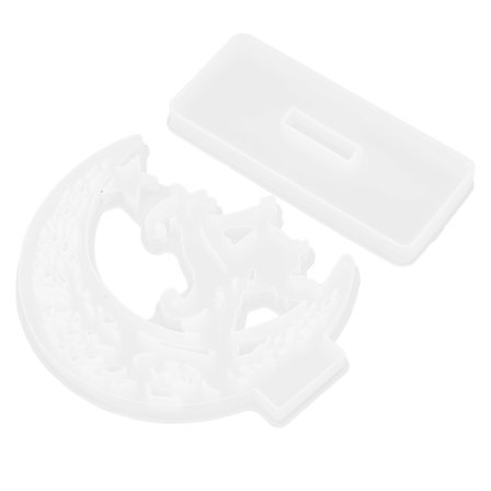 Halloween Silikonform Ikke-giftig Harmløs Miljøvennlig Non-stick Gjenbrukbar DIY Heks Silikonform